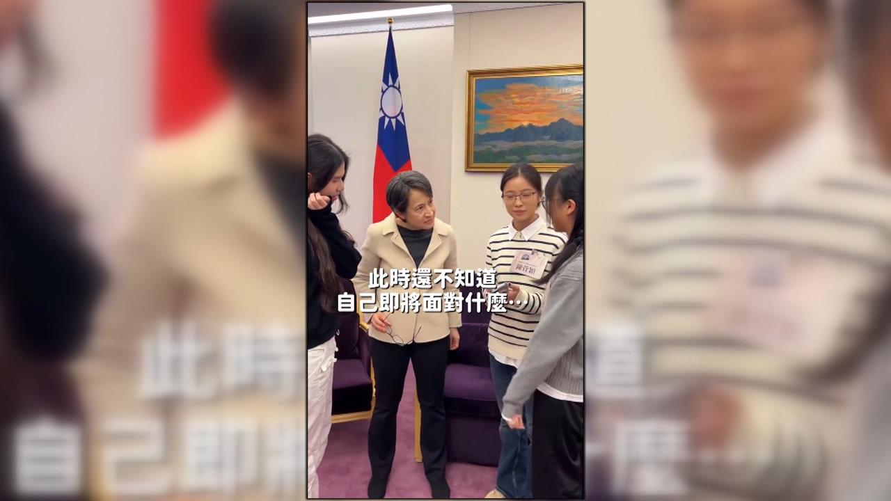 蕭美琴與青年交流! 鼓勵海外圓夢 年輕人教跳韓團"撒嬌舞"