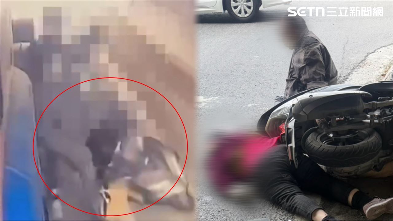 生前畫面曝！老夫妻雙載…進涵洞「遭輾腦漿四溢」亡　尪失魂癱地伴屍