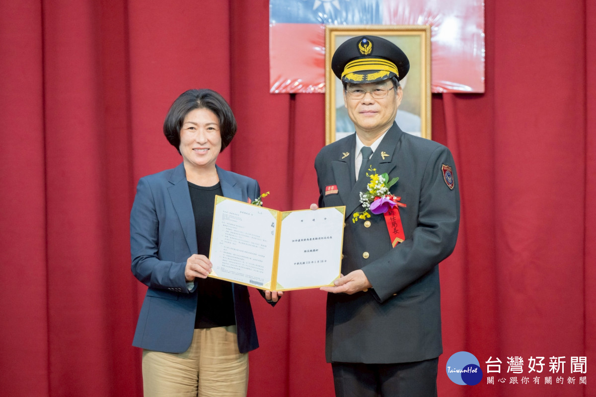 臺東縣消防局長布達　饒慶鈴期許帶領團隊再創高峰